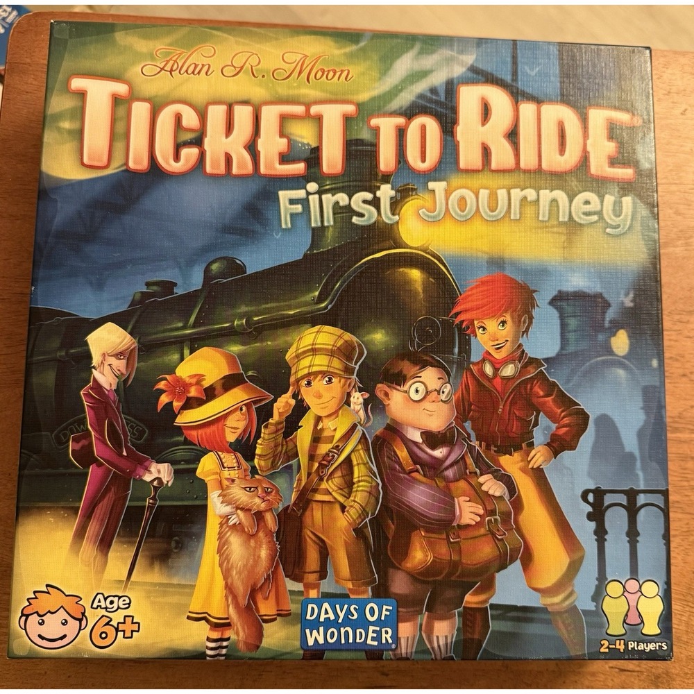Ticket to Ride: First Journey Board Game- Days Of‎ Wonder COMPLETE
